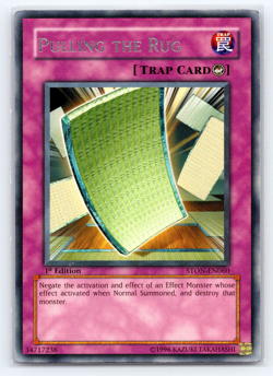 Pulling the Rug - STON-EN060 - Rare - 1st Edition - Yugioh - Image 1