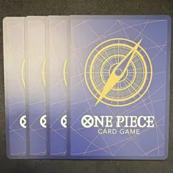 Playset Bandai One Piece TCG Gin OP15-007 SR Holo Alt Art Red EN x4 - Image 2