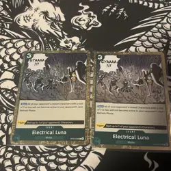 One Piece TCG x2 Electrical Luna - Two Legends (OP08) LP-NM - Image 1