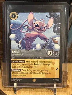 Angel Experiment 624 (Legendary) Disney Lorcana Winterspell 191/204 - Image 1