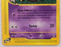 2002 Drowzee #74a Aquapolis Regular Pokemon Card Common - Image 4