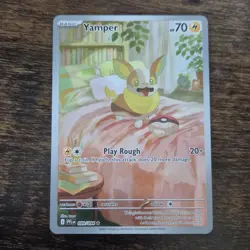 Pokemon TCG Yamper 099/094 Illustration Rare PFL Phantasmal Flames Near Mint - Image 1