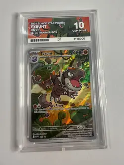 Pokemon TCG - Black Star Promo 070 - Perfect Order ETB Tyrunt - ACE 10 Graded - Image 1