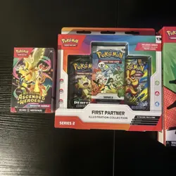 Pokemon TCG Ascended Heroes Pin Collection, booster bundle and FP Series 2 New - Image 1