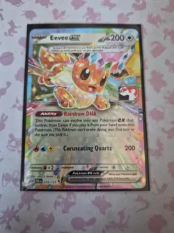 Pokemon TCG - Eevee ex - Play! Prize Pack Series 7 - NM - Image 1