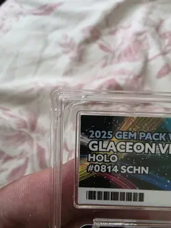 Pokemon TCG Glaceon VMAX 0814/14 Chinese Gem Vol.2 Ace 10 Slab (Slight Crack) - Image 3