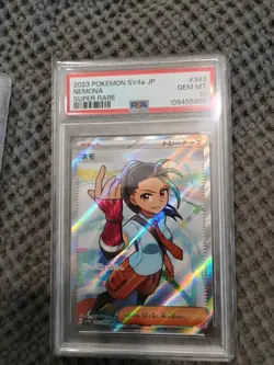 PSA 10 Nemona Shiny Treasure Ex SV4a 343/190 SR Gem Mint Pokemon Japanese Card - Image 1