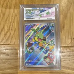 Pokemon TCG Turtwig 040 Black Star Promo Holo ACE Grading 9 - Image 1