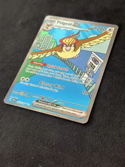 Pokemon TCG Pidgeot EX 225/197 Obsidian Flames Special Illustration Rare Card - Image 2