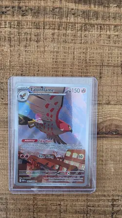 NM Talonflame 091/088 ME03: Perfect Order Illustration Rare Pokemon Card - Image 1