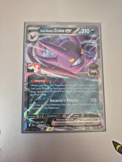 Team Rocket's Crobat Ex Prize Pack Series 8 Play! Stamp Pokemon - Image 1