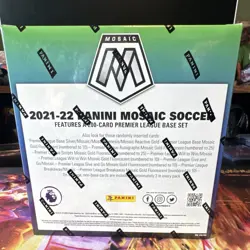 Panini Mosaic 2021-22 Premier League Soccer Trading Card Mega Box 84 Cards - Image 2