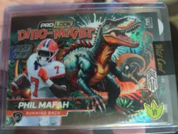 2025 Wild Card Dino-Might Pro Look Football PHIL MAFAH TRUE 1/1 - Image 1