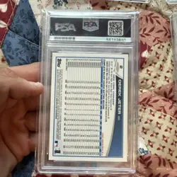 PSA Graded Topps Yankees 4 Card Lot Jeter Judge Dominguez 🔥🔥🔥🔥 - Image 3