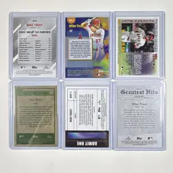 Mike Trout Angels 2026 Topps/Heritage Inserts 6-Card Lot - Image 2