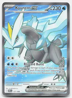 Kyurem ex - NM Near Mint - BLK Black Bolt # 157 - PKMN Pokemon Card - Image 1