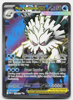 Mega Abomasnow ex - NM Near Mint - MEG Mega Evolution # 157 - PKMN Pokemon Card - Image 1
