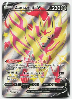 Zamazenta V (Shiny) - NM - SWSD Sword & Shield Promo SWSH293 - PKMN Pokemon Card - Image 1