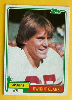 Dwight Clark 12-Card Lot including 1981 Topps Rookie Card #422 - Image 3