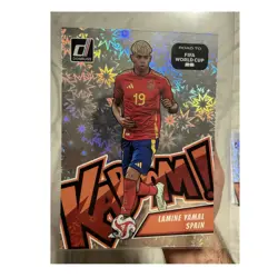 Panini Donruss Oversized Kaboom! Lamine Yamal Spain #12 2025-26 Soccer Card - Image 1