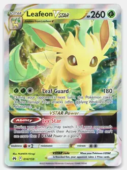 Leafeon VSTAR - NM Near Mint - CRZ Crown Zenith # 014 - PKMN Pokemon Card - Image 1