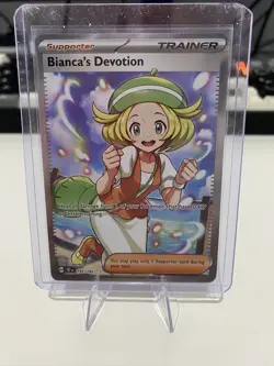 Bianca's Devotion 197/162 Pokemon Card Temporal Forces NM/M Ultra Rare Holo Foil - Image 1