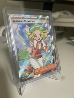 Bianca's Devotion 197/162 Pokemon Card Temporal Forces NM/M Ultra Rare Holo Foil - Image 1