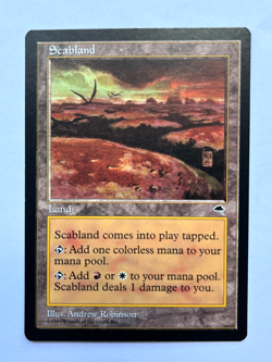 MTG Scabland Tempest Rare Card Magic the Gathering - Image 1