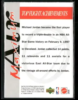1999 Mattel MAXIMUM AIR Top Flight Achievements #NNO Michael Jordan - Image 2