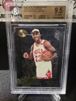 1995-96 Upper Deck SP Championship Jordan Collection Michael Jordan BGS 9.5 - Image 1