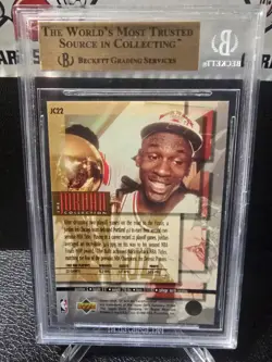 1995-96 Upper Deck SP Championship Jordan Collection Michael Jordan BGS 9.5 - Image 2