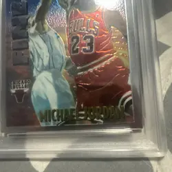 MICHAEL JORDAN 1995 TOPPS BASKETBALL MYSTERY FINEST #M1 NM-MT PSA 8 - Image 3
