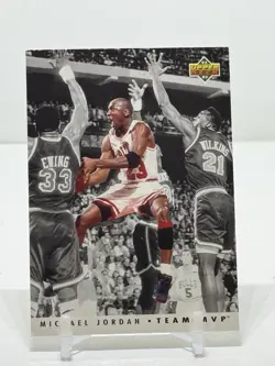 MICHAEL JORDAN 1992-93 UPPER DECK ITEAM MVP #TM5 LEGEND SHIPS SAME DAY - Image 2