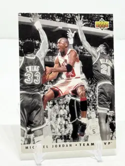 MICHAEL JORDAN 1992-93 UPPER DECK ITEAM MVP #TM5 LEGEND SHIPS SAME DAY - Image 3