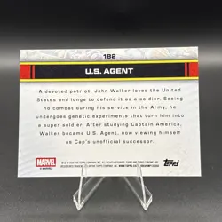 U.S. Agent 2026 Topps Chrome Marvel Comics Aqua Refractor /199 - Image 2