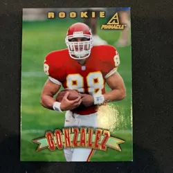 Tony Gonzalez RC 1997 Pinnacle Trophy Collection Rookie #P66 HOF Chiefs - Image 1