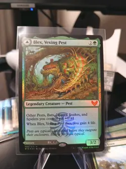 Blex, Vexing Pest Strixhaven: School of Mages Mythic Card #148 Foil - Image 1