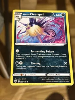 Hisuian Overqwil - 090/189 - Uncommon Astral Radiance Pokemon Card - Image 1