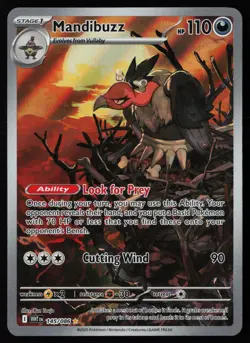 Mandibuzz #145 White Flare Pokemon Card - Image 1