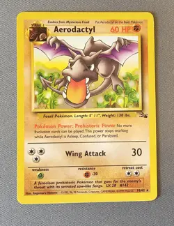 NM - Aerodactyl - 16/62 - Fossil - Pokemon Card - Image 1