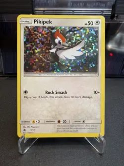Pikipek 11/12 Holo McDonalds 2017 Promo Pokemon Card Near Mint/Mint - Image 1