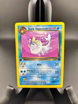 Dark Vaporeon 1st Edition - 45/82 Team Rocket - Pokemon TCG Card - Image 1