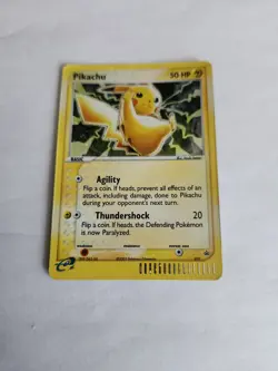 Pokemon Pikachu TCG Black Star Promo Holo Card #012 2003 - Image 1