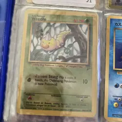 Pokemon cards lot vintage 8 Total Cards All In Hard Plastic Sleeves - Image 2