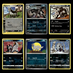 6x Mightyena Lot Poochyena 42 EX Ruby Sapphire Pokemon Cards Collection Set TCG - Image 1