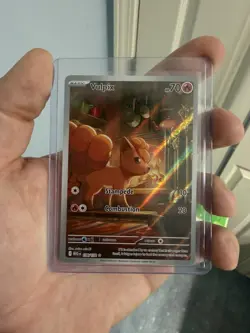 Pokemon TCG Mega Evolution Full Art Vulpix Card 138/132 - Image 3