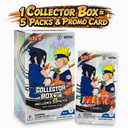 KAYOU NARUTO Collector Box Chapter Jin | 5 Jin3 Packs & Promo Card | US Version - Image 1