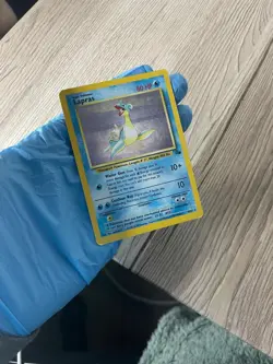 1999 Lapras 10/62 - Cosmos Holo Rare Fossil Pokemon + Mystery Card! Excellent! - Image 3