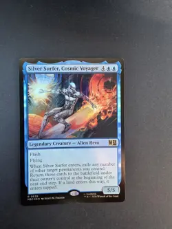 Silver Surfer, Cosmic Voyager Commander: Marvel Super Heroes Foil - Image 1