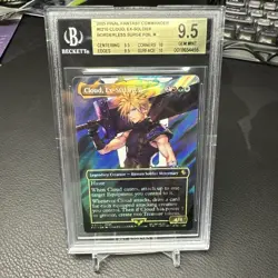 MTG Cloud Ex-SOLDIER (Borderless) (Surge Foil) (0210) Final Fantasy Foil NM/Mint - Image 1